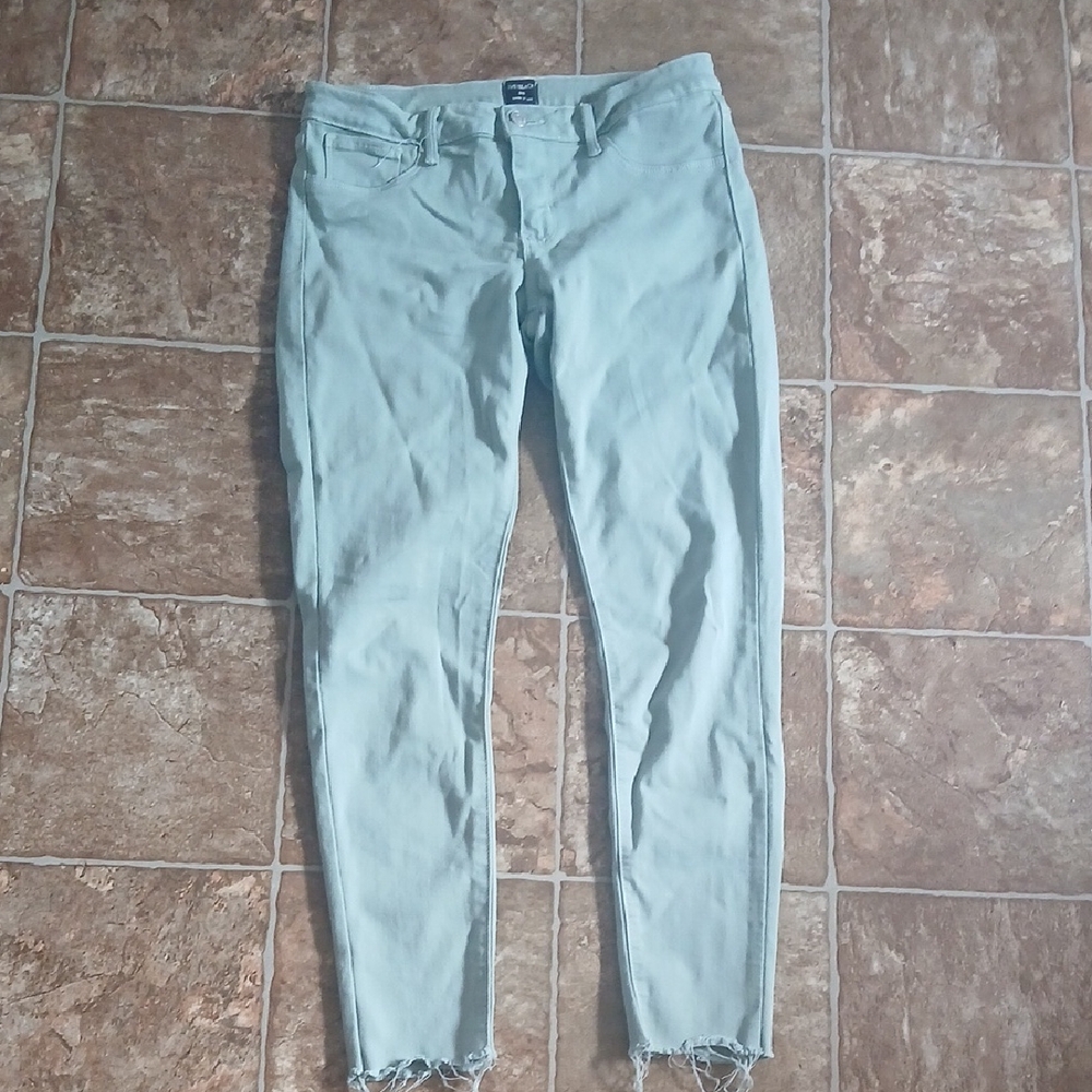GUC Just Black Light Mint Women’s Skinny Jeans Size 29